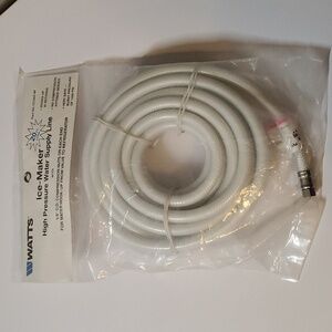 Watts ice-maker high pressure water supply line 20 feet long unused new